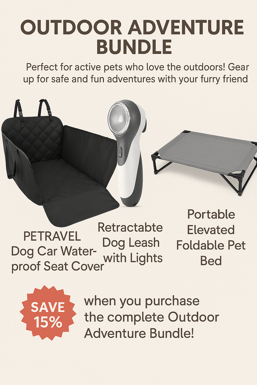 🐾 Outdoor Adventure Bundle 🐶 15%OFF