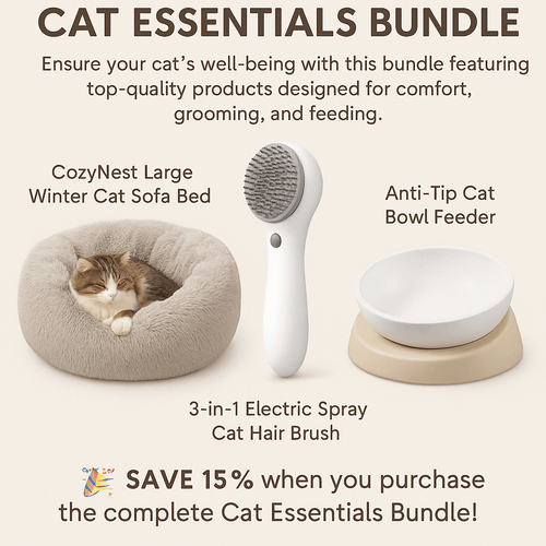 🐾 Cat Essentials Bundle 🐈 15% OFF